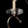 Bra "Adele", 1x40W E14, gold 47x12x27 cm