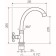 RMS Monsiester SL79-269F-4, simultaneous, rotary spout, zinc, chrome