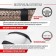 SkyWay, Crystal-1 m, black eco-leather braid, beige rhinestones