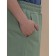 Pants for boys, height 134 cm, green color