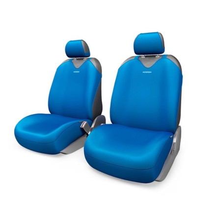 Autoprofi R-1 Sport Plus R-402PF BL, front row, closed seat, polyester, 4 objects, blue color blue