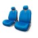 Autoprofi R-1 Sport Plus R-402PF BL, front row, closed seat, polyester, 4 objects, blue color blue