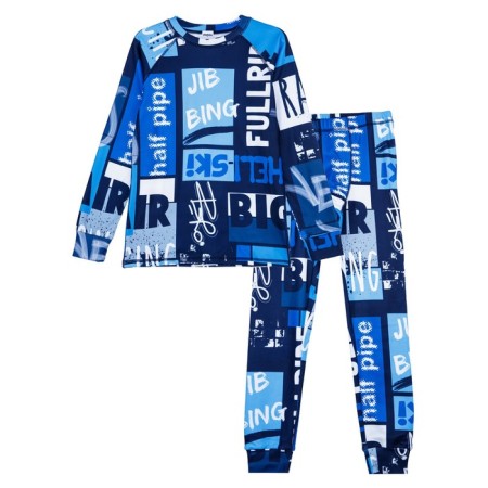Thermal complex for a boy: trousers, sweatshirt, height 134 cm-4