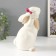 Souvenir Ceramics "Rabbits Milash" White Mix 20x10x10.5 cm