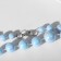 Beads "Classic" brilliance beads, color rainbow-blue, 45 cm