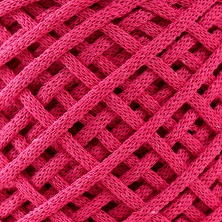 Cotton cord 3 mm 220m/240 ± 5 g gradient "Summer" (fuchsia/white)-2