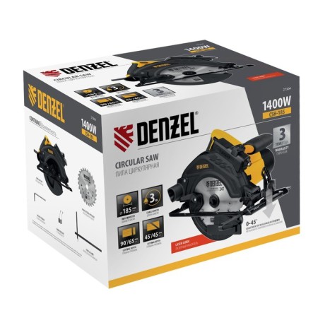 Circular Denzel 27304, CSH-185, 1400 W, 185 mm-16