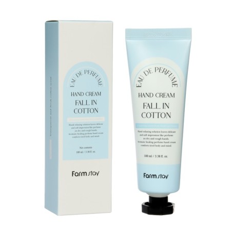 Perfumed hand cream Farmstay with cotton extract, 100 ml