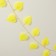 Decor "Girland from the leaves" Length: 2.4 m, width: 17 cm, yellow color