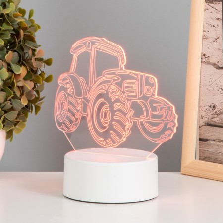 Lamp "Tractor" LED white from the network 9.5x16x17.5 cm Risalux-1