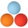A set of balls for large tennis Onlytop, 3 pcs., Mix color