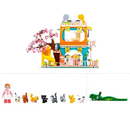 Constructor Pink Dream "Cat Villa", 521 details-5