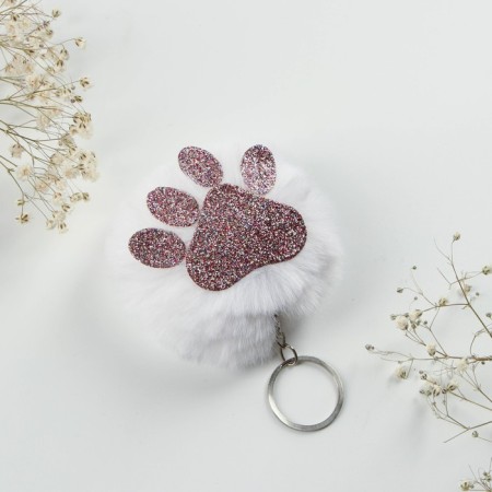 A keychain for keys of fluffy, children's "fluffy mood", 9 x 10 cm-4