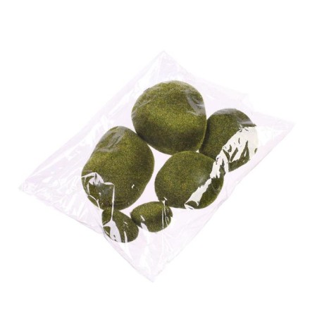 Moss Artificial "Stones", set of 6 pcs., Greengo-10