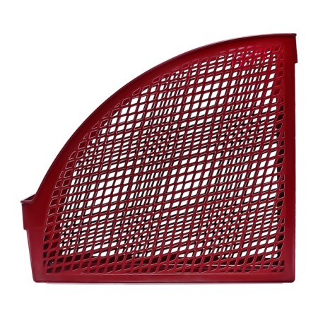 Paper tray Vertical Calligrata "Office Class", plastic, burgundy-4