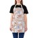 Apron kitchen with a photo print "Artistic cats", adjustable, size OS