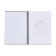 A4 notebook, 96 sheets on the crest of Escalada, integral cover of artificial leather, foil embossing, block 70 g/m2, blue