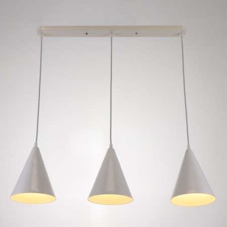 Lamp Bayerlux suspension Bayerlux "cone" 3he14 40W white d = 16, h = 20+60 cm-1