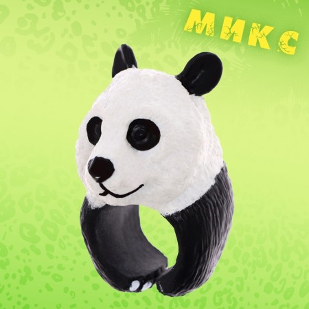 Game ring "Animal World" 3.5 × 4.5 × 2.5cm, 12 species, mix-1