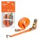 Cargo fastening belt with a ratchet 3 m, 600 kg, AS-T-20