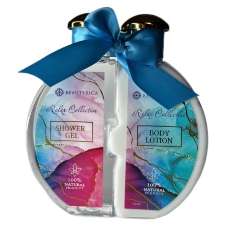 Gift set Beauterica No. 30, 2 items: shower gel 150 ml, body lotion 150 ml