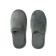 Slippers women closed nose, size 36-38, color graphite