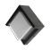 Facade lamp "City", FSD-054, 10 W, 3000K, square, IP65, 220 V, plastic, black