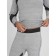 Thermal underwear is male, size 46-48, the color is light gray