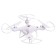 White Drone quadrocopter, white color