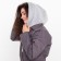Hat (caper) female, gray color, size 54-58