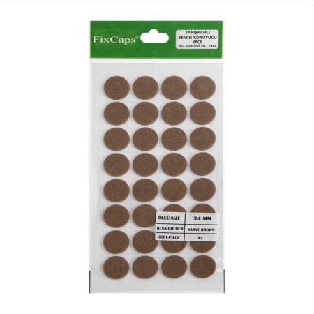 File upstream D = 24 mm, 32 pcs., Brown-3