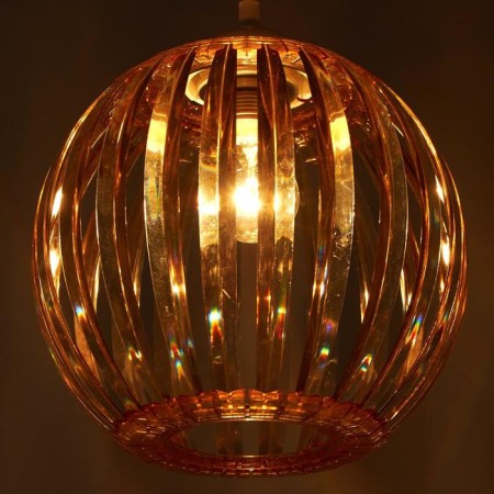 Lamp Bayerlux 3330/1, 1he27 15W, brown 21x24+60 cm-2