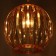 Lamp Bayerlux 3330/1, 1he27 15W, brown 21x24+60 cm
