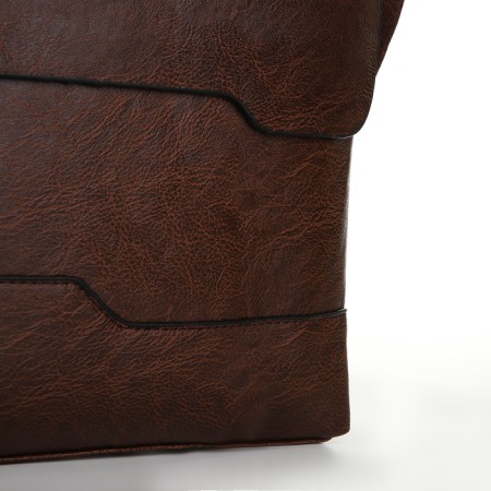 Male bag, brown color-3