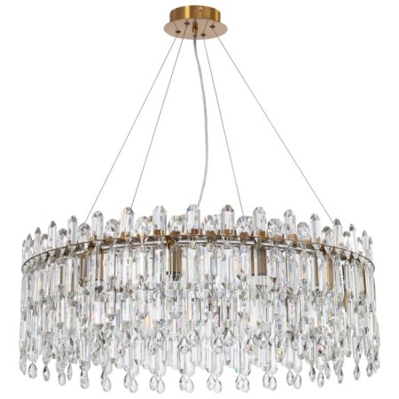 Suspended chandelier Stilform Legacy 12xe14 40w, size 80x80x60-100 cm, bronze color