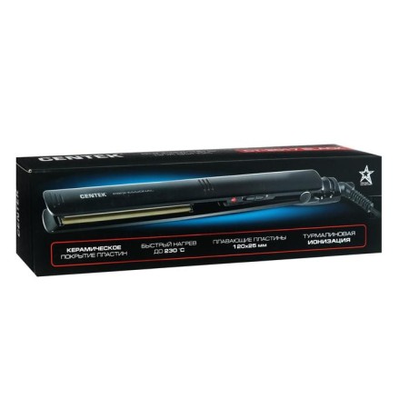 Centek CT-2017, 60 W rectifier, ceramic coating, 25x120 mm, up to 230 ° C, LED, black-6