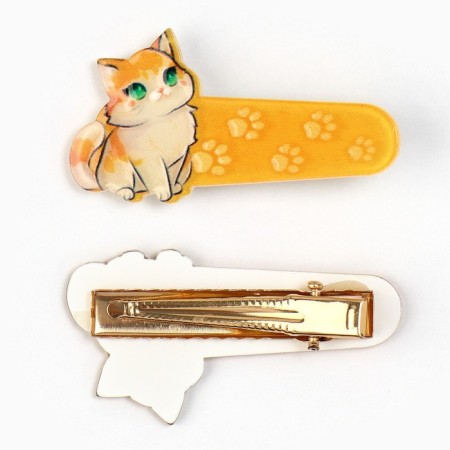 Hair hairpin "Cute", 4.9 x 2.7 cm-1