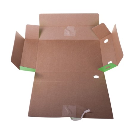 Archive folder with Calligrata ties, microhofrocard, 70 mm, up to 700 l, green-2