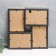 Photo frame plastic in 4 photos "Kruzo", col. gold