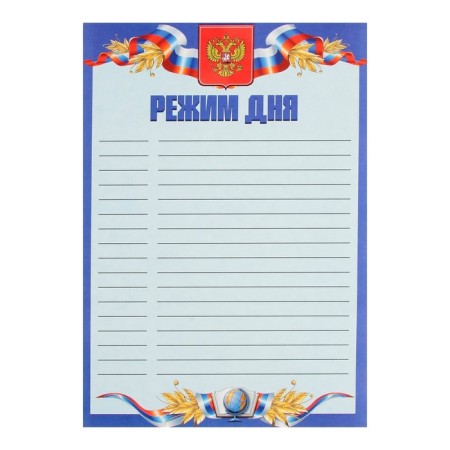 Lesets sheets for a schoolboy portfolio, 30 sheets (title, content, 28 sections) "Russian schoolboy", in a folder-28