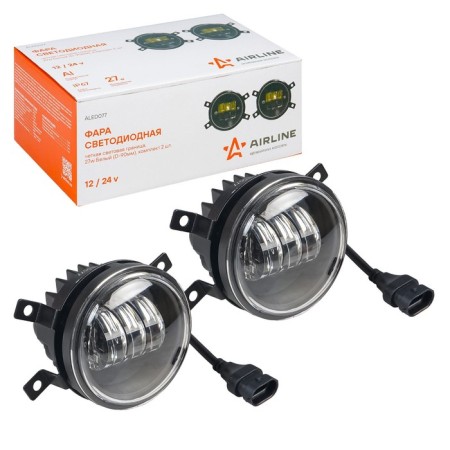 Farah LED AIRLINE, 27 W, D = 90 mm, set 2 pcs, white