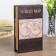 Сейф-книга дерево "Карта мира" кожзам 21х13х5 см