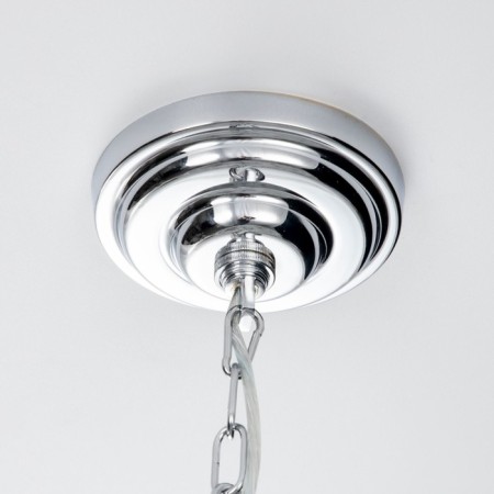 Suspendor Lamp Citilux "Ingvar" CL334161, 46x46x48 cm, 6x60W, E14, color gray-17
