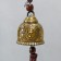 Metal bell "Buddha's head" 4.8x4.8x32 cm