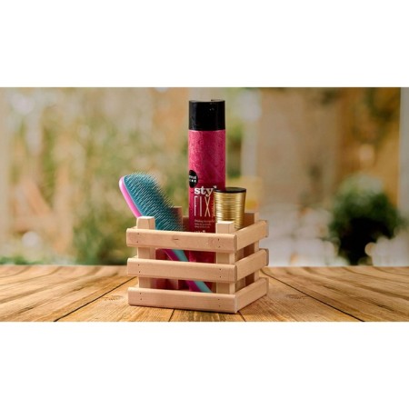Polini Home Basket woody box, natural color, 16x14x12 cm