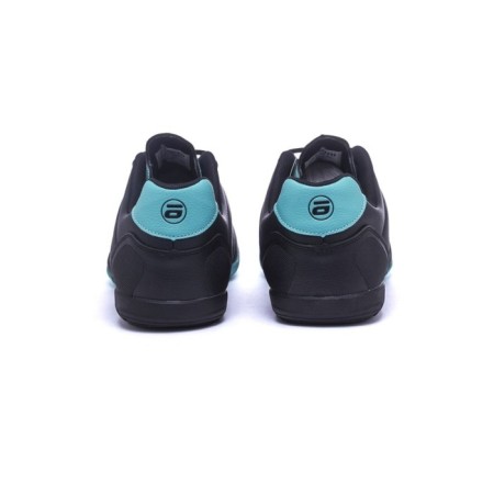 Beats football ATEMI SBA-004 indoor, black/ turquoise color, size 43-2