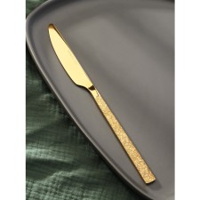 A stainless steel knife Magistro “Olin Gold”, length 22.5 cm, on a suspension, the color of the gold