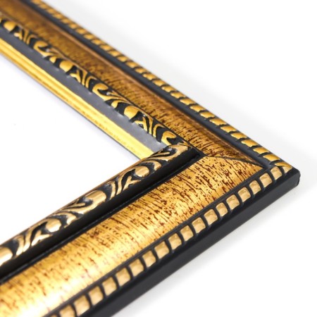 Photo frame plastic 21x30 cm gold (796)-3