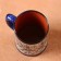 Rishtan ceramics mug "Disor", 500 ml, blue