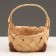Wicker basket), 16 x 12.5 x 7 x 11.5/16.5 cm, sequoia